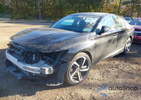 2021 Honda Accord Sport из США, поврежденный, VIN 1HGCV1F35MA058922